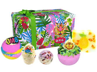 Zestaw upominkowy w papierze ozdobnym OMG - BOMB Cosmetics