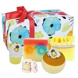 Zestaw upominkowy w papierze ozdobnym BEE-AUTIFUL