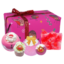 Zestaw upominkowy w papierze ozdobnym ROBIN THE RED