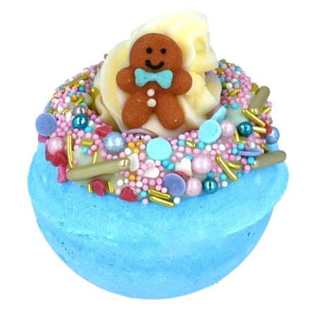 Pierniczkowy zestaw upominkowy w ozdobnym papierze Gingerbread Land - BOMB Cosmetics